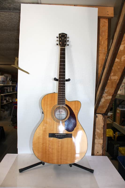 Fender Paramount PM-3C Triple-0 All-Mahogany Natural Acoustic Guitar with Case image 1