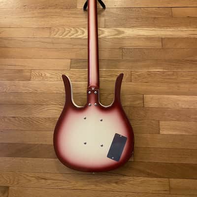 Jerry Jones Lefty Bass VI 1990's Redburst image 3