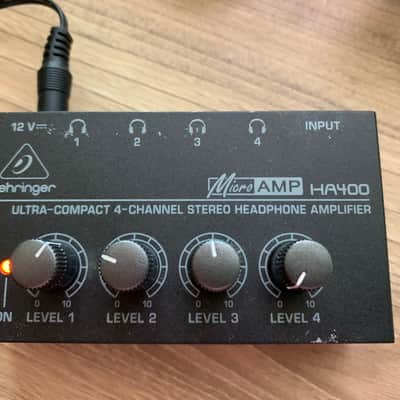Behringer MicroAMP HA400 4-Channel Headphone Amplifier 2001 - Present - Standard image 2