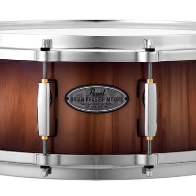 Pearl 14x5.5" Brian Frasier Moore Signature Snare Drum | 12 Ply | Gum Maple Wood | Authorized Dealer image 1