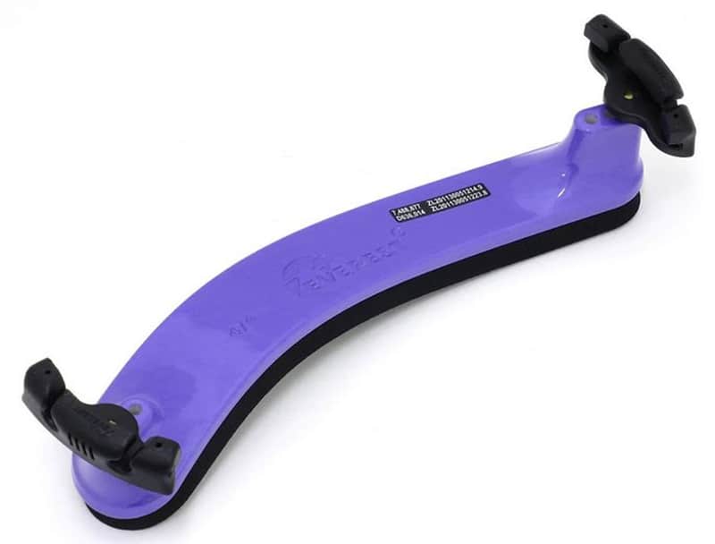 Everest Violin Shoulder Rest, 4/4 Size, Purple image 1