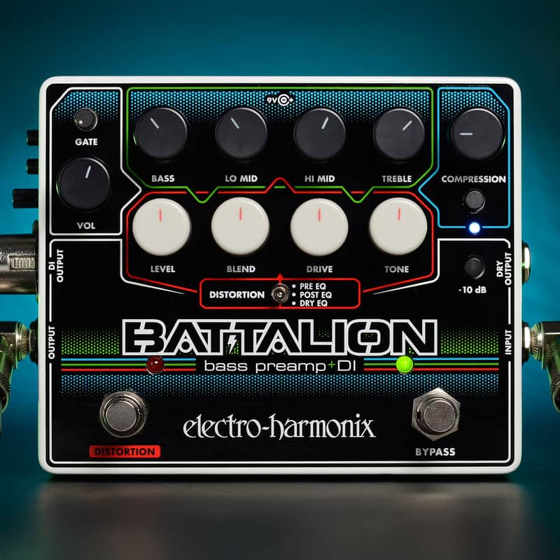 Electro-Harmonix Battalion Bass Preamp/DI | Reverb