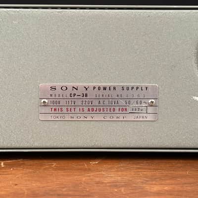 Vintage Sony C-37A Near Mint! C37A With CP-3B Power Supply. US Seller! C 37 A image 18