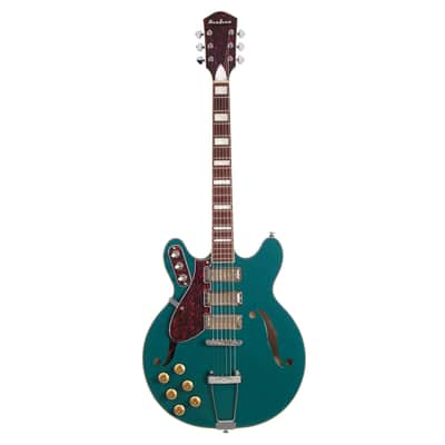 Airline Guitars H77 Vintage Teal Left Handed Bild 7