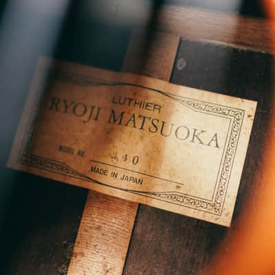 1970s Ryoji Matsuoka M40 – Handcrafted in Japan| Solid Top | Low Action | Vintage Classical Tone image 3