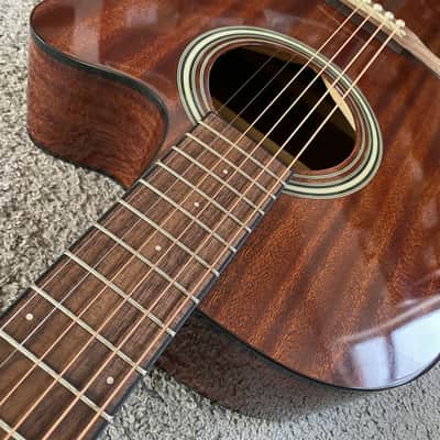 40 Inch Acoustic Electric Guitar, Mahogany Body, Rosewood Fingerboard image 15