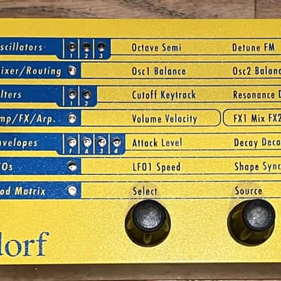 Waldorf Micro Q Rackmount Synthesizer 1999 - 2011 - Yellow image 2