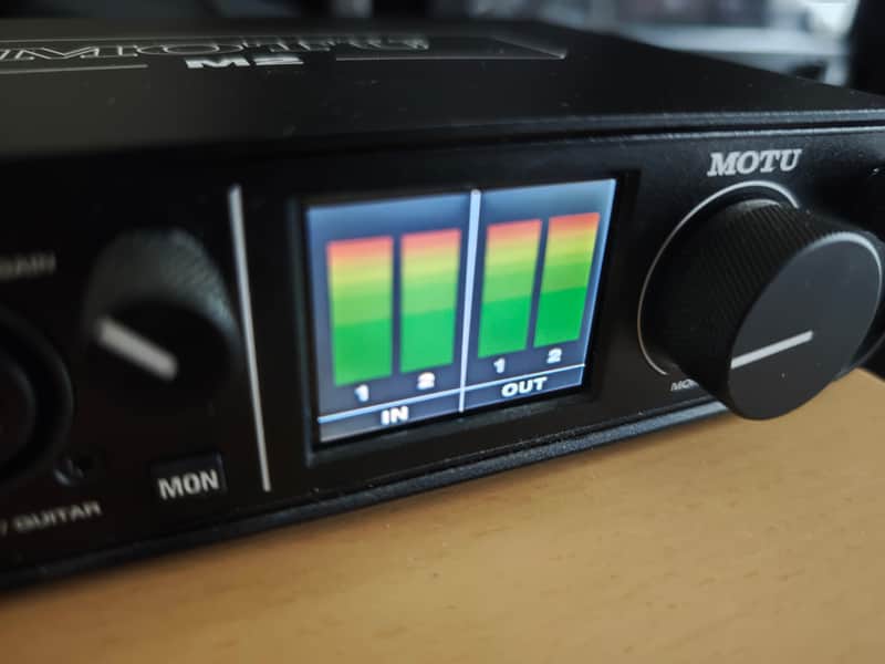 MOTU M2 USB-C Audio Interface 2019 - Present - Black image 1