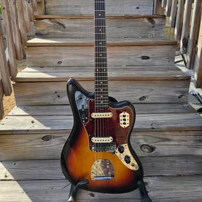 1963 Fender Jaguar Electric Guitar with Original Case image 2