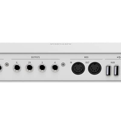 Arturia MinFuse 4 White | 4-in/4-out USB-C Audio Interface (USB 2.0 Compatible) | Included Software Suite - Mac/PC image 2