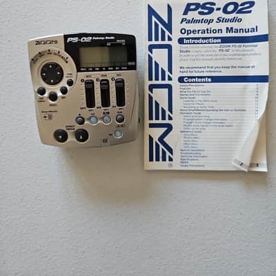 Zoom PS-02 Palmtop Studio | TESTED And Working | W/ SmartMedia Card & Manual image 1