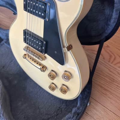 1980s Burny RLC-60 Single cut Aged White – Made in Japan image 4