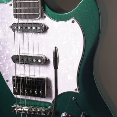 Guild Surfliner Deluxe Electric Guitar - Evergreen Metallic image 7