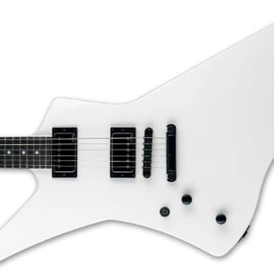 ESP LTD James Hetfield Signature Snakebyte Left?Handed Electric Guitar–Snow White image 1