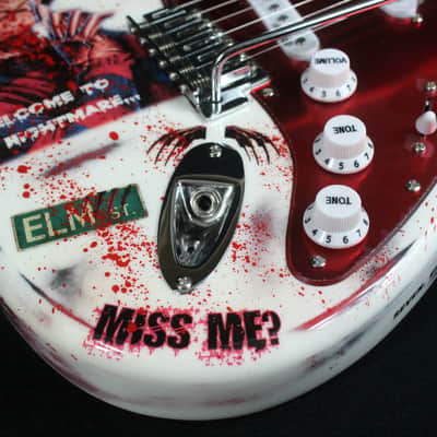 Custom Painted  and Upgraded Fender Squier CXS Strat With Matching Headstock-Aged and Relic'ed image 11