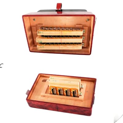 Excellent, German Made, Vintage, Top Quality, Diatonic Button Accordion Hohner Corso 8 Bass - 3 voice in G/C (Sol-Do) 21x8 buttons image 20