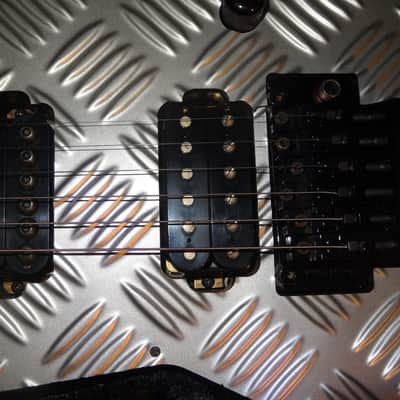 ESP Edwards Anchang Star II E-AS-II-155SM 2000s black with silver plate image 5