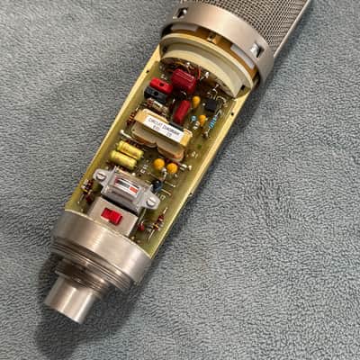 1975 Neumann U87 Condenser Microphone Nickel Serviced Original Diaphragms image 12