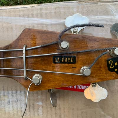 1967 Le Baye 2x4 Long scale bass guitar all original excellent condition RARE! image 4