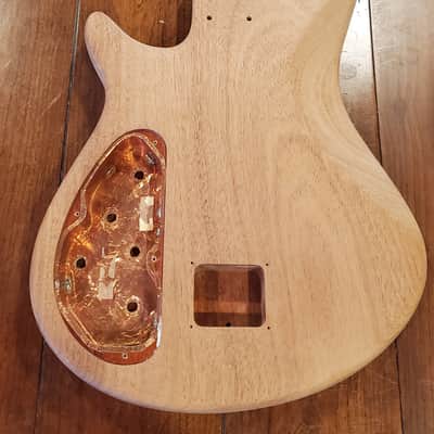 Warmoth G5 Unfinished Bass Body Mahogany w/Flame Maple Top 5 String image 8
