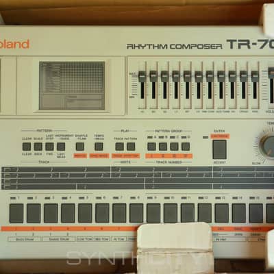 Roland TR-707 Rhythm Composer 1985 - White - Serviced image 4