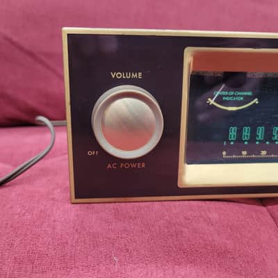 Fisher Series 40 FM Tuner model FM-40 1950s - Black/Brass image 5