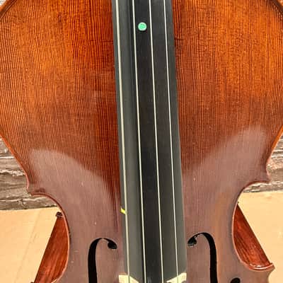 Artisan Strings Bravura Model 300 4/4 Cello 2006 Natural Finish w/ Original Gig Bag - Poor Condition, Cracked Wood image 6