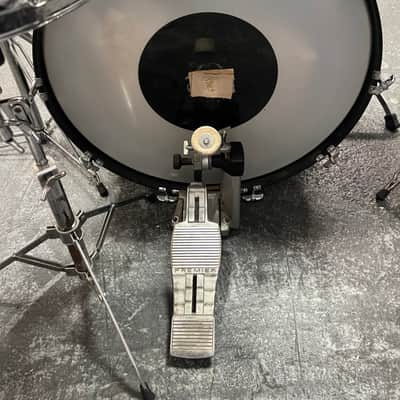 Vintage 1970's Rogers 7-Piece Drum Set, Black w/ Dyna-Sonic Custom Build Roger's Snare & Hardware image 17