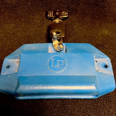 Latin Percussion LP1205 High-Pitched Jam Block with Bracket 2010s - Blue image 1