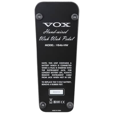 Vox - V846 HW Hand Wired Wah Pedal image 3