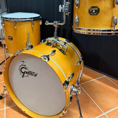 Gretsch USA Custom BOP drumkit 18"-12"-14" 2012 - 2016 - Satin Sun Amber image 4