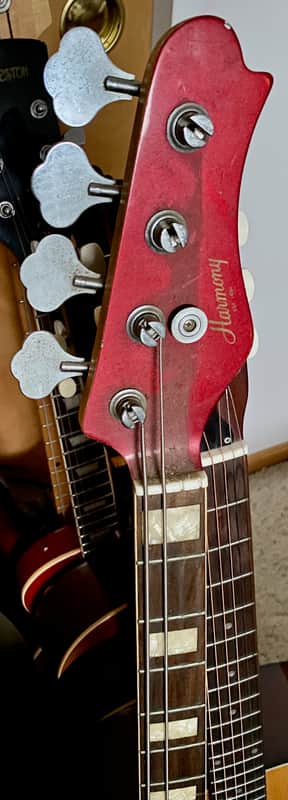 Vintage Harmony H75 Full Scale 34" Jazz Bass Neck *for project* image 1