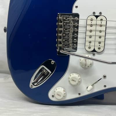 Fender Standard Stratocaster strat HSS Electric Guitar MIM - Made in Mexico- Electron Blue image 5