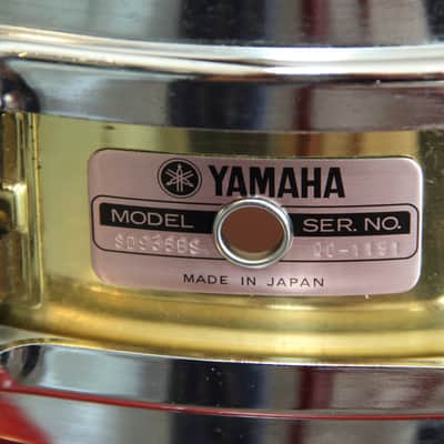Yamaha SD935BS SD-493 14x3.5" Brass Piccolo Snare Drum 1987-1996 - Brass Bild 4