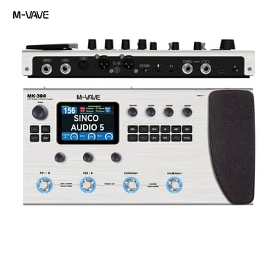 M-vave MK-300 Guitar Multi-Effect Processor | ANN Neural Modeling 120AMP/360FX | 10h Battery+300s Looper+128 Drum MIDI DAW,price include the import duty to US buyer image 1
