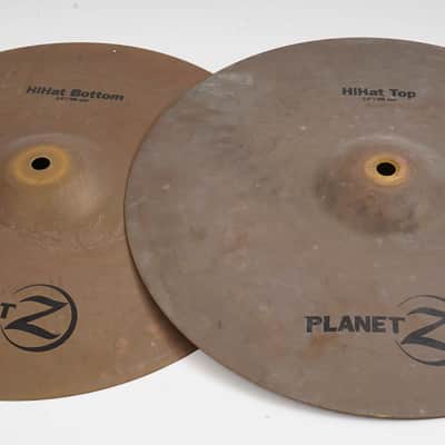 Zildjian Planet Z 14” Hi-Hat Cymbals (Top & Bottom) – Used image 1