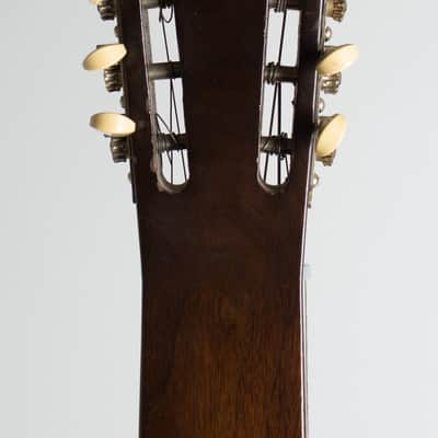 Audiovox 7-String Lap Steel Electric Guitar, c. 1935, ser. #2369, original black hard shell case. image 6