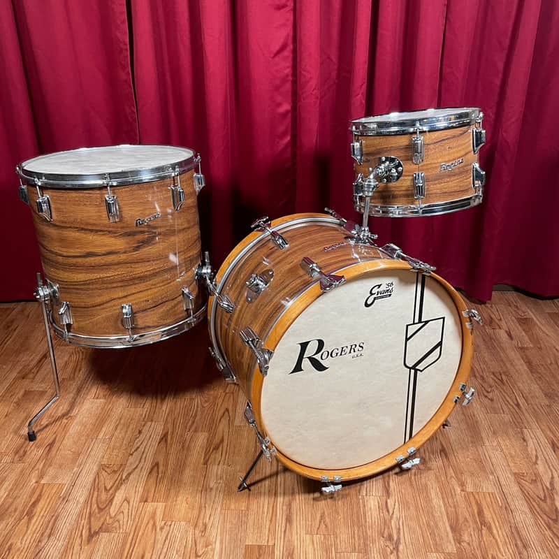 1970s Rogers Headliner Drum Set Koa 20/12/16 image 1