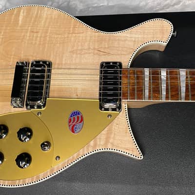 NEW ! Rickenbacker 660 Electric Guitar - Maple Glo - 7.4 lbs - Authorized Dealer - In-Stock! G07750 image 4