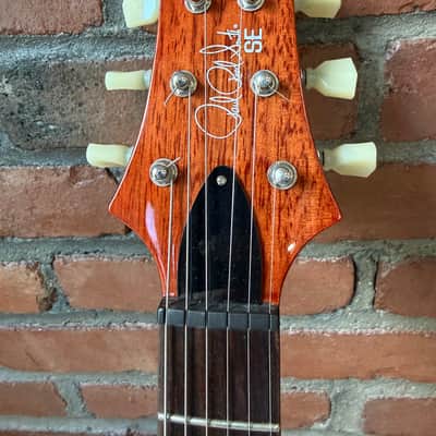 2020 PRS SE Paul's Guitar - Amber with Upgraded Kluson Locking Tuners image 5