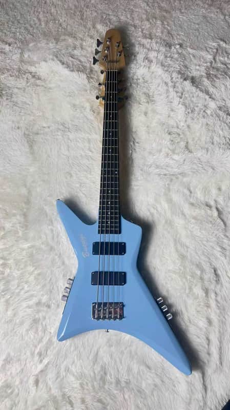 7 String Guitar/ 5 String Bass Busuyi Double- Sided Guitar image 1