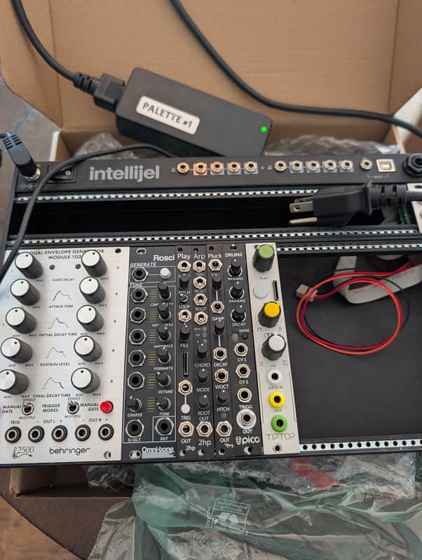 Intellijel 4U 62HP Palette Eurorack Synth Case 62HP 2019 - Present - Stealth Black image 1