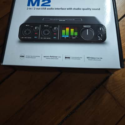 MOTU M2 USB-C Audio Interface 2019 - Present - Black image 7