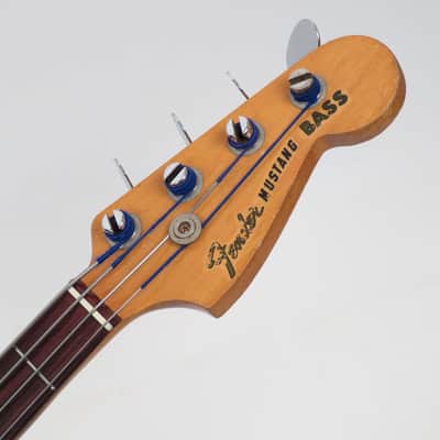 1966 Fender Mustang Bass - Dakota Red - Early First Run First Year Example! image 11