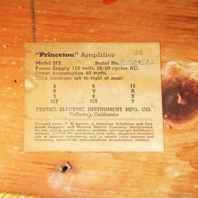 Fender Princeton 1957 - Tweed image 2
