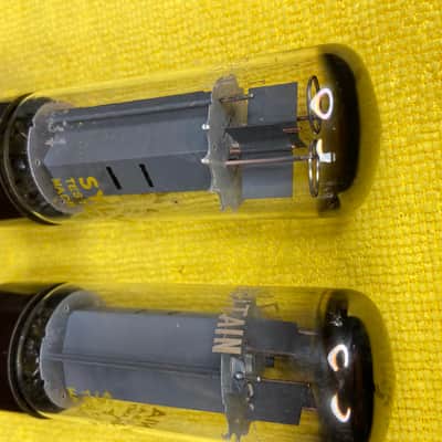 Mullard XF2 EL34 6CA7 Double O Getter - PAIR image 17