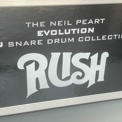Neil Peart Rush Evolution Snare Drum Collection total of 4 Snares ORIGINAL ALL MATCHING serial numbers image 10