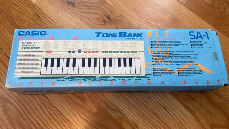 Casio SA-1 ToneBank keyboard 80s Japan image 1
