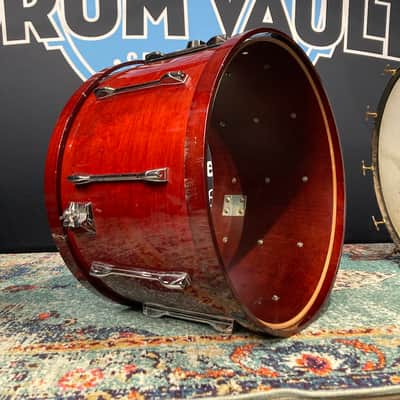 Vinnie Colaiuta's Yamaha 24"x16" Recording Custom Bass Drum Shell and Hoops Only.  Cherrywood Lacquer image 4