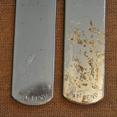 Fender 16" Tilt Back Legs Vintage Original Pat. Pend embossed on legs 1960's image 1